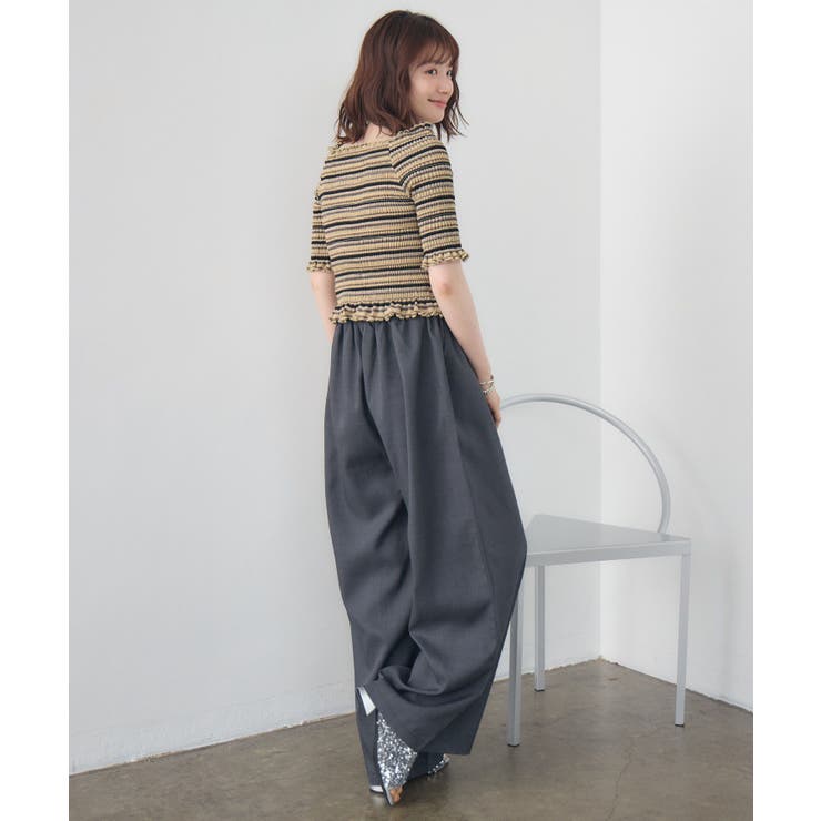 アソートギャザーカットソー | RETRO GIRL | 詳細画像4 