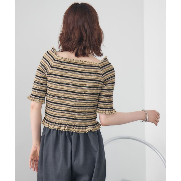 アソートギャザーカットソー | RETRO GIRL | 詳細画像8 