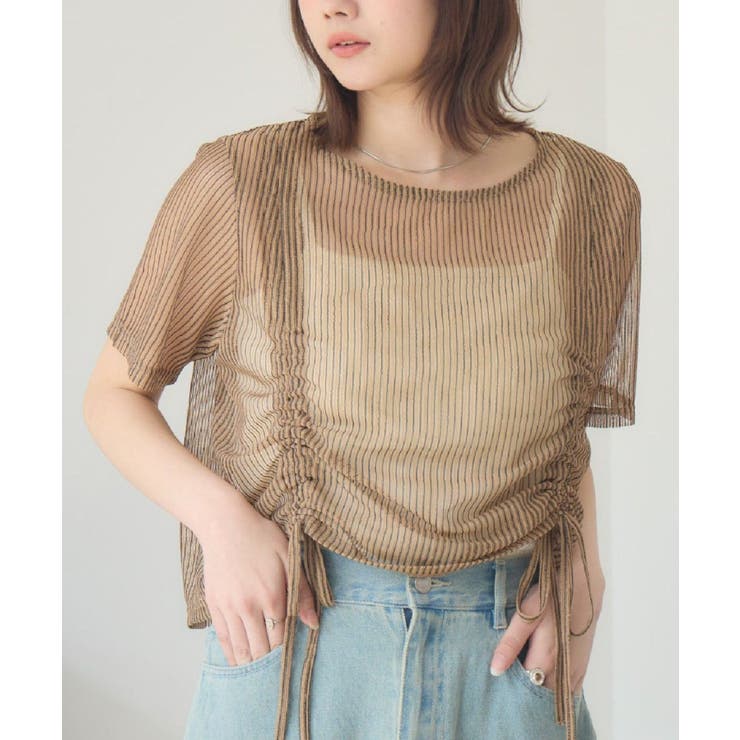 ラッセルシアー半袖CT | RETRO GIRL | 詳細画像1 