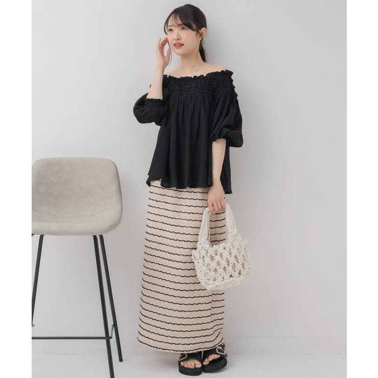 ギャザー2wayオフショルBL | RETRO GIRL | 詳細画像12 