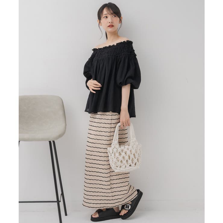 ギャザー2wayオフショルBL | RETRO GIRL | 詳細画像14 