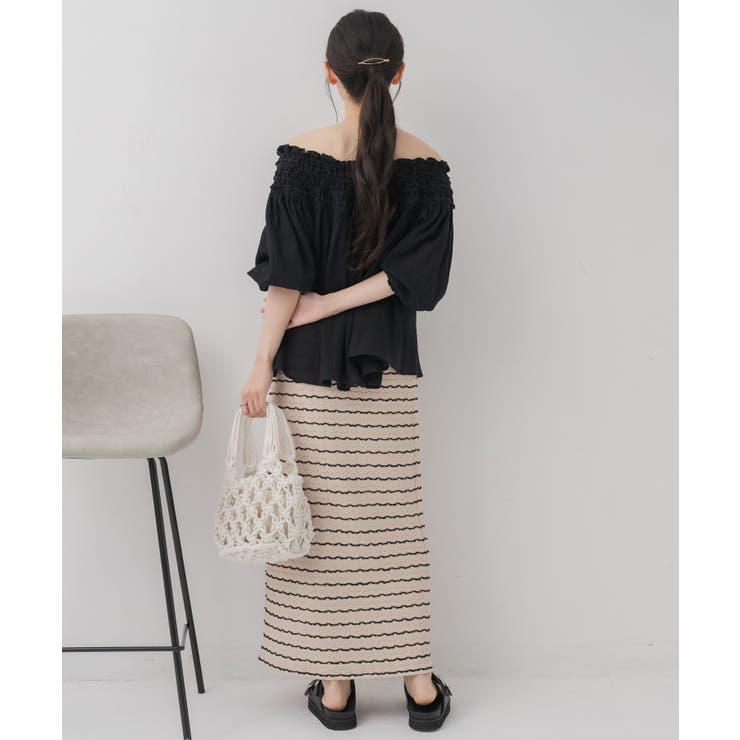 ギャザー2wayオフショルBL | RETRO GIRL | 詳細画像15 