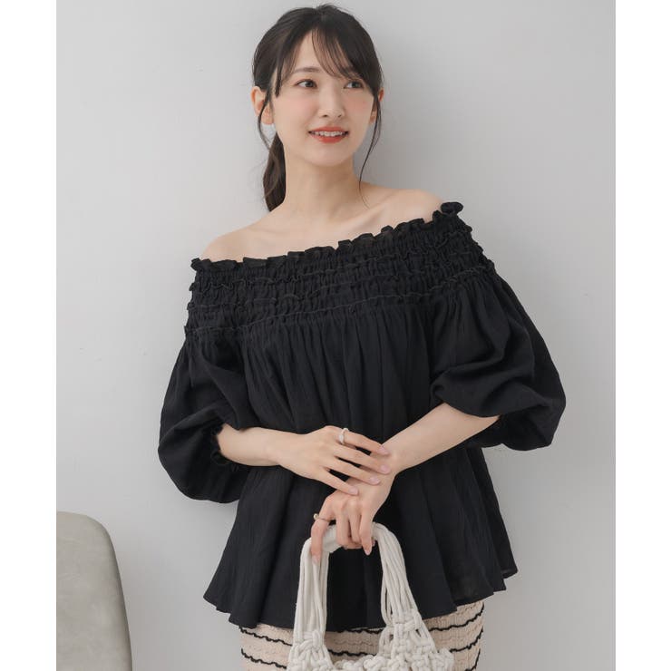 ギャザー2wayオフショルBL | RETRO GIRL | 詳細画像16 