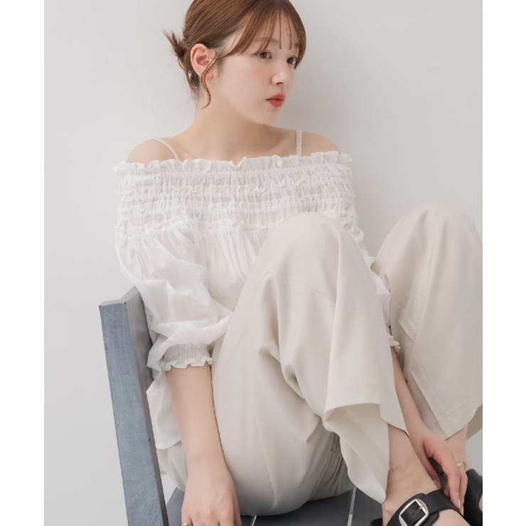 ギャザー2wayオフショルBL | RETRO GIRL | 詳細画像2 