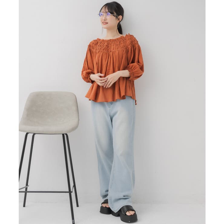 ギャザー2wayオフショルBL | RETRO GIRL | 詳細画像20 