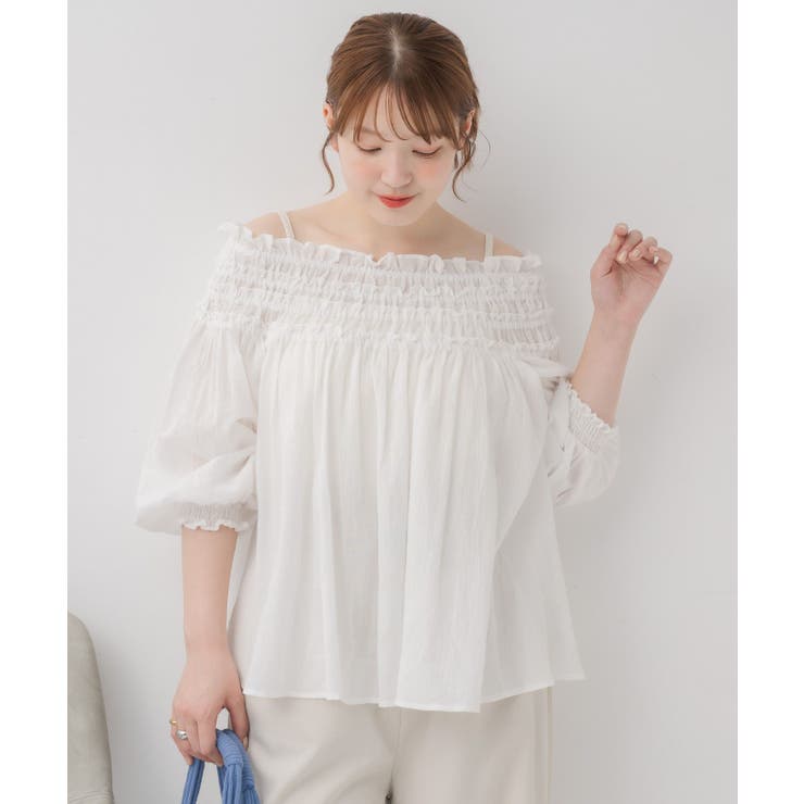 ギャザー2wayオフショルBL | RETRO GIRL | 詳細画像8 