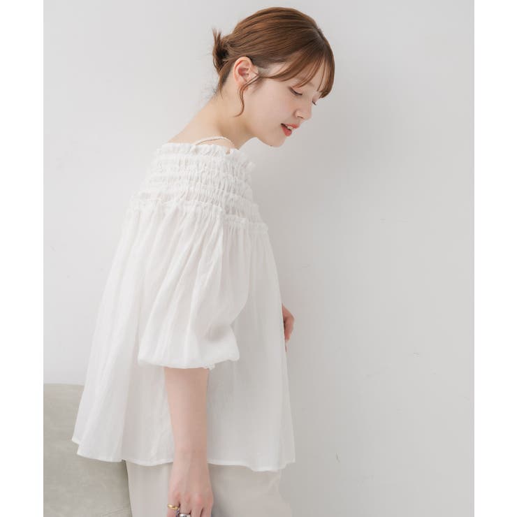 ギャザー2wayオフショルBL | RETRO GIRL | 詳細画像9 