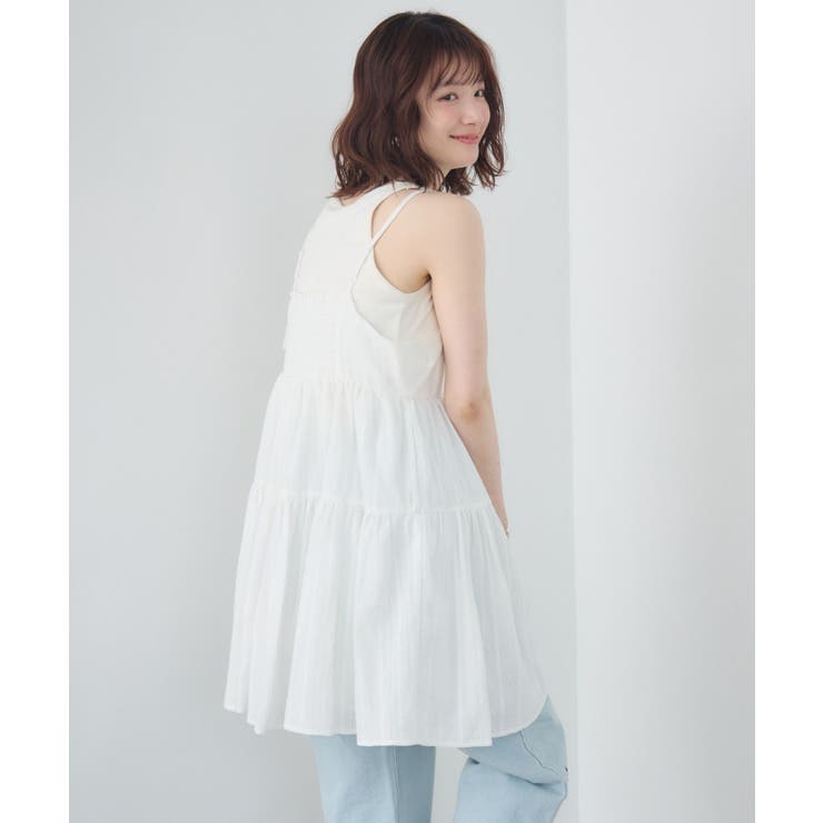 【新色追加】コットンレースレイヤードOP | RETRO GIRL | 詳細画像10 