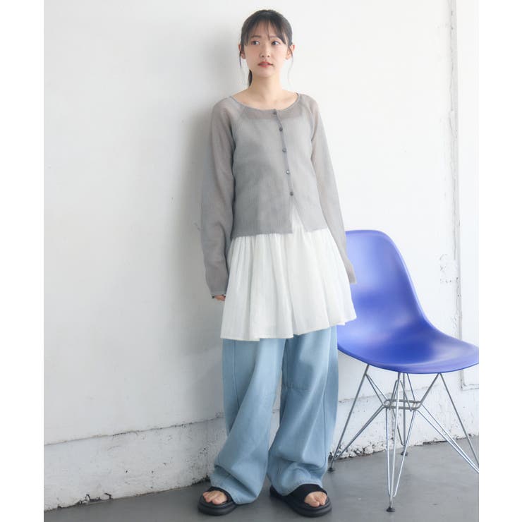 【新色追加】コットンレースレイヤードOP | RETRO GIRL | 詳細画像11 