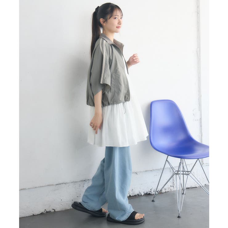 【新色追加】コットンレースレイヤードOP | RETRO GIRL | 詳細画像15 