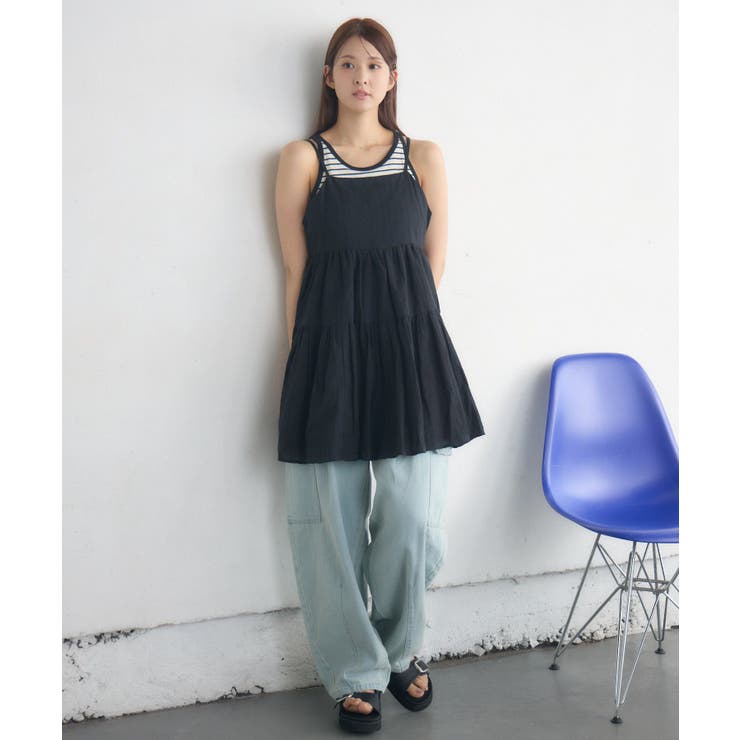 【新色追加】コットンレースレイヤードOP | RETRO GIRL | 詳細画像18 