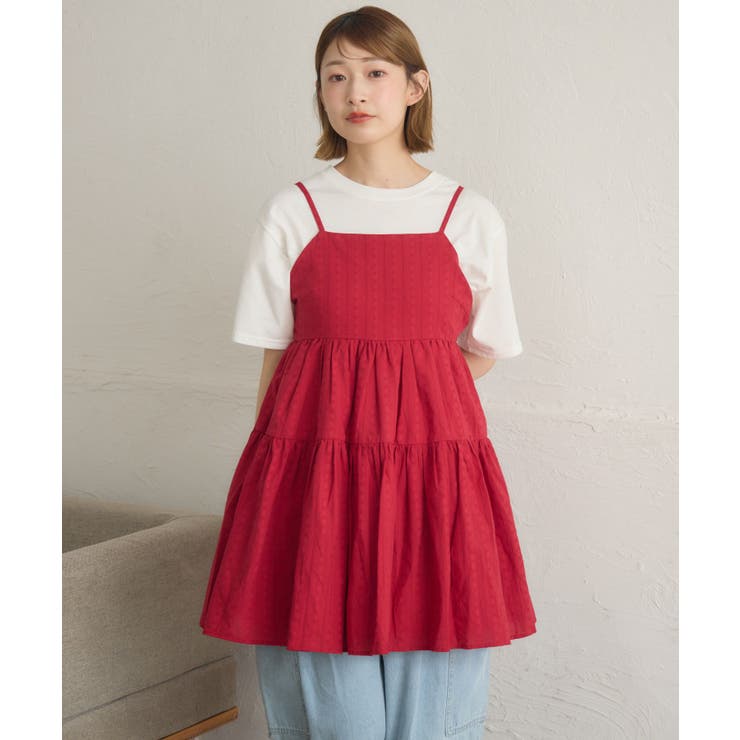 【新色追加】コットンレースレイヤードOP | RETRO GIRL | 詳細画像30 