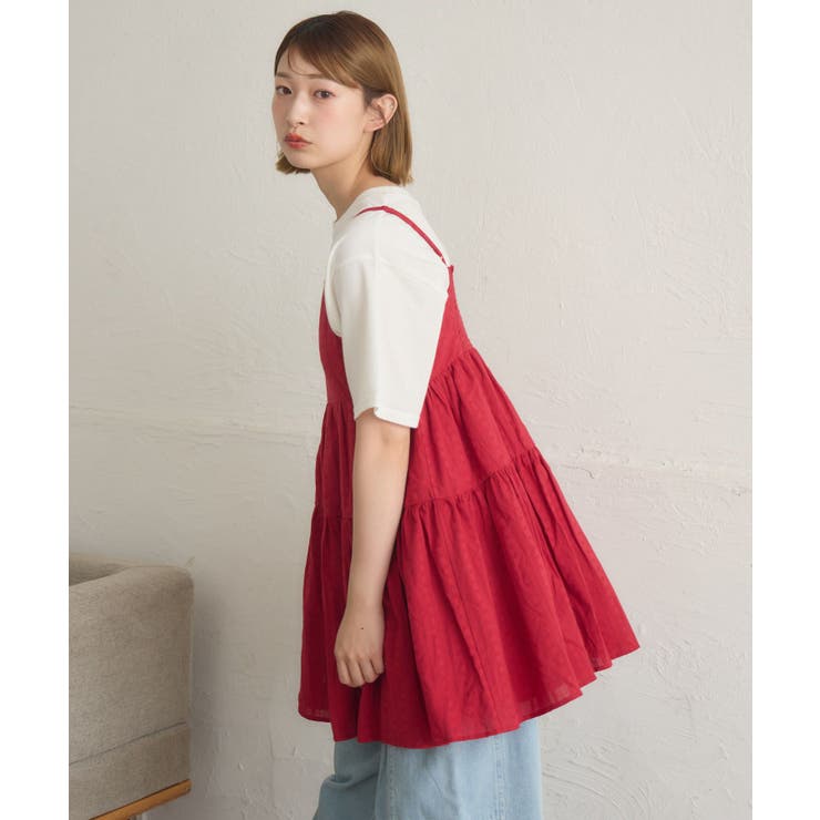 【新色追加】コットンレースレイヤードOP | RETRO GIRL | 詳細画像32 