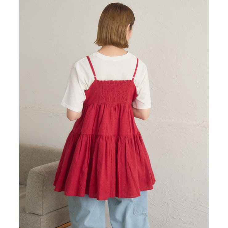 【新色追加】コットンレースレイヤードOP | RETRO GIRL | 詳細画像33 