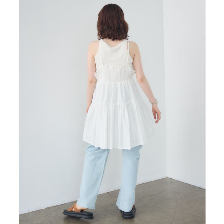 【新色追加】コットンレースレイヤードOP | RETRO GIRL | 詳細画像5 