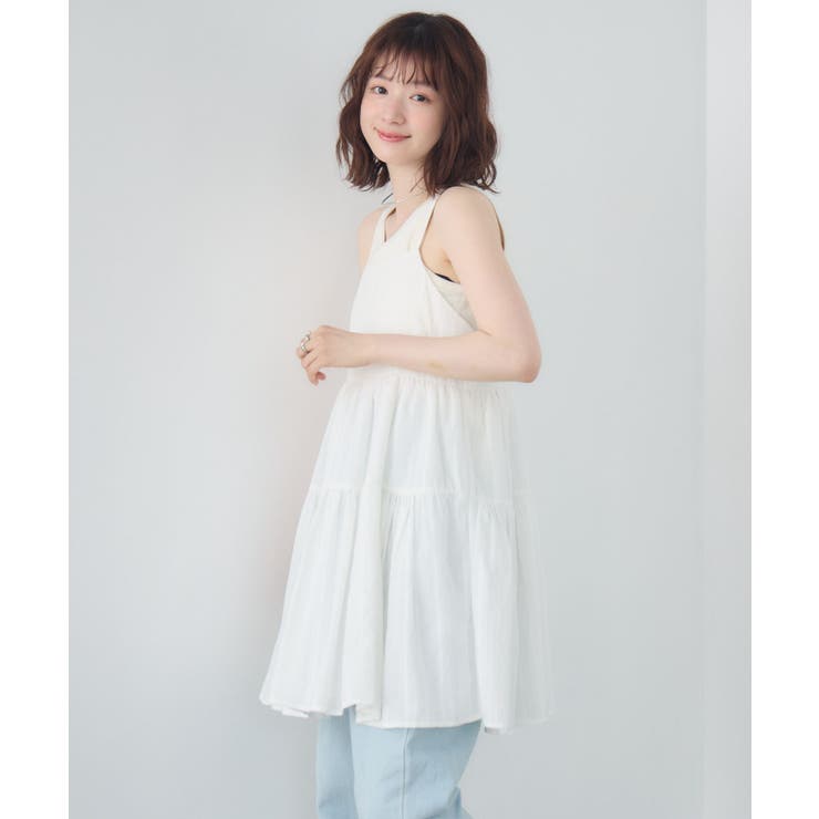 【新色追加】コットンレースレイヤードOP | RETRO GIRL | 詳細画像9 