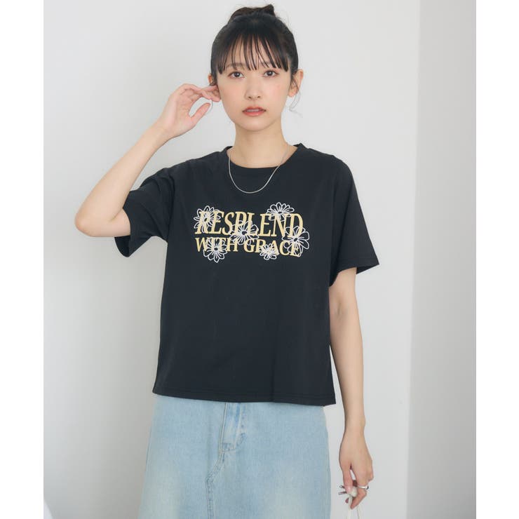 花刺繍チビTEE | RETRO GIRL | 詳細画像20 