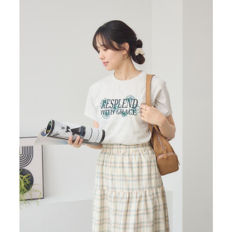 花刺繍チビTEE | RETRO GIRL | 詳細画像22 