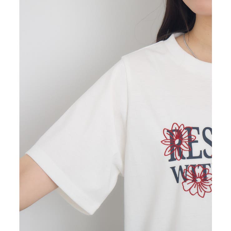 花刺繍チビTEE | RETRO GIRL | 詳細画像35 