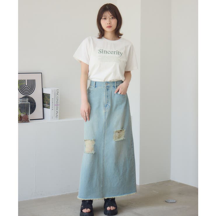 メッセージロゴチビTEE | RETRO GIRL | 詳細画像3 