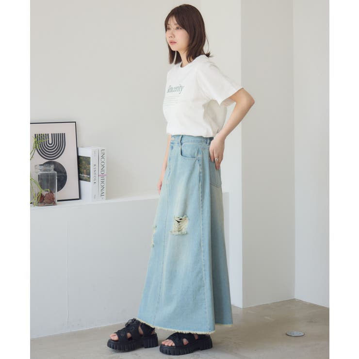 メッセージロゴチビTEE | RETRO GIRL | 詳細画像4 