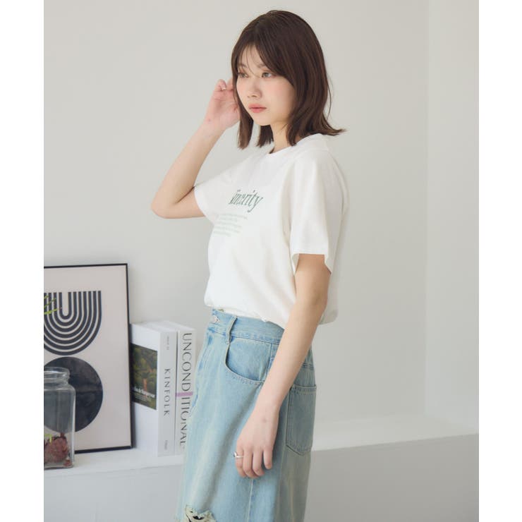 メッセージロゴチビTEE | RETRO GIRL | 詳細画像8 