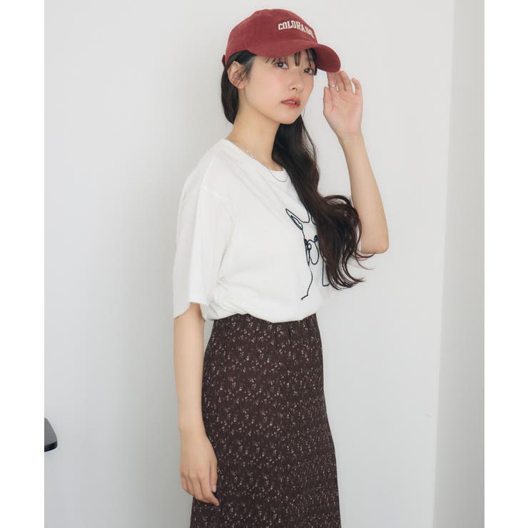 コード刺繍アニマルTEE | RETRO GIRL | 詳細画像17 