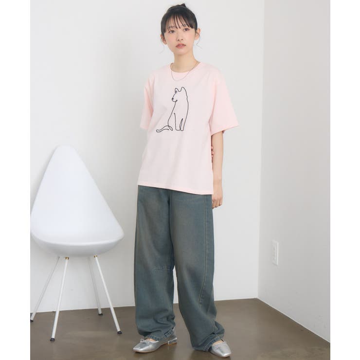 コード刺繍アニマルTEE | RETRO GIRL | 詳細画像29 