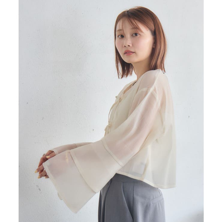 フリルスリーブリボンBL | RETRO GIRL | 詳細画像10 