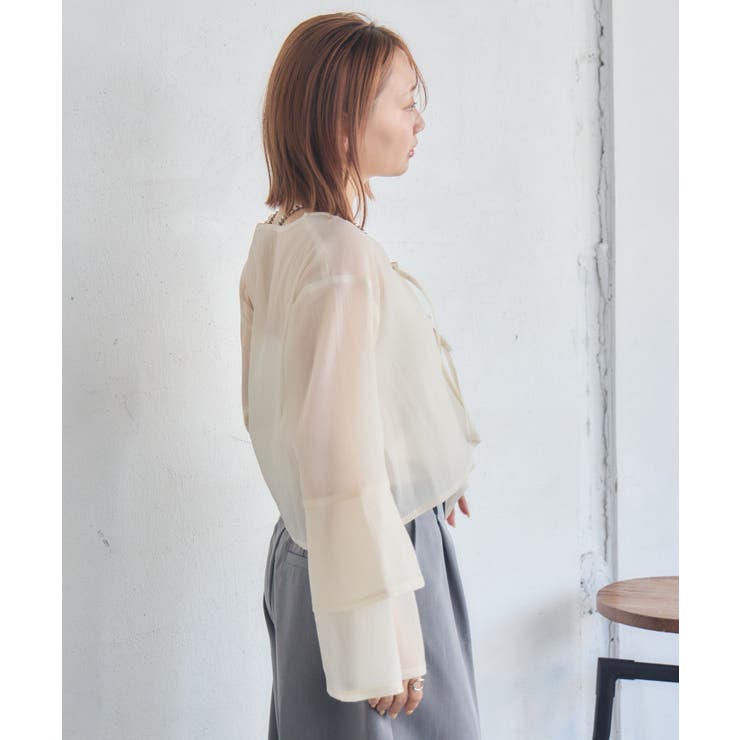 フリルスリーブリボンBL | RETRO GIRL | 詳細画像12 