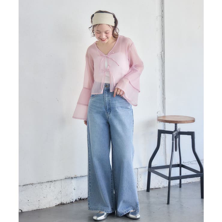 フリルスリーブリボンBL | RETRO GIRL | 詳細画像14 