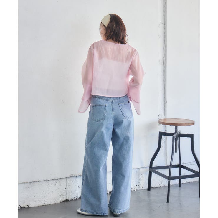 フリルスリーブリボンBL | RETRO GIRL | 詳細画像17 