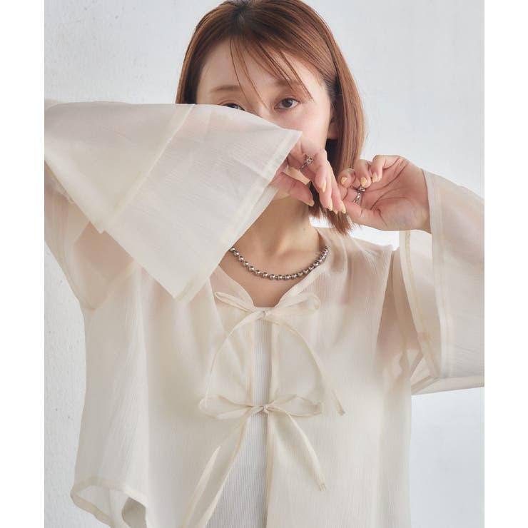 フリルスリーブリボンBL | RETRO GIRL | 詳細画像2 