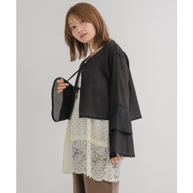 フリルスリーブリボンBL | RETRO GIRL | 詳細画像24 