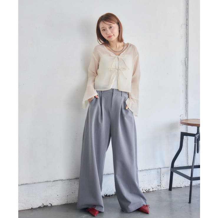 フリルスリーブリボンBL | RETRO GIRL | 詳細画像3 