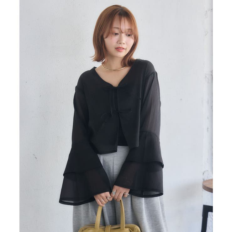 フリルスリーブリボンBL | RETRO GIRL | 詳細画像30 