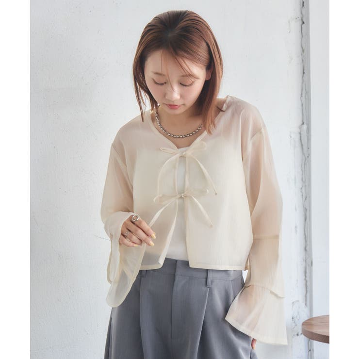 フリルスリーブリボンBL | RETRO GIRL | 詳細画像8 