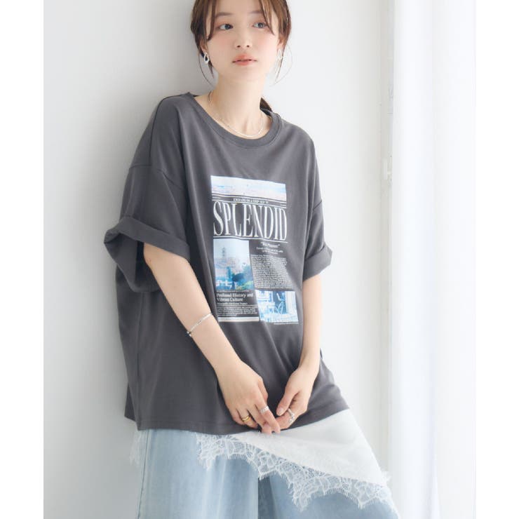 cityフォトビッグTシャツ | RETRO GIRL | 詳細画像1 
