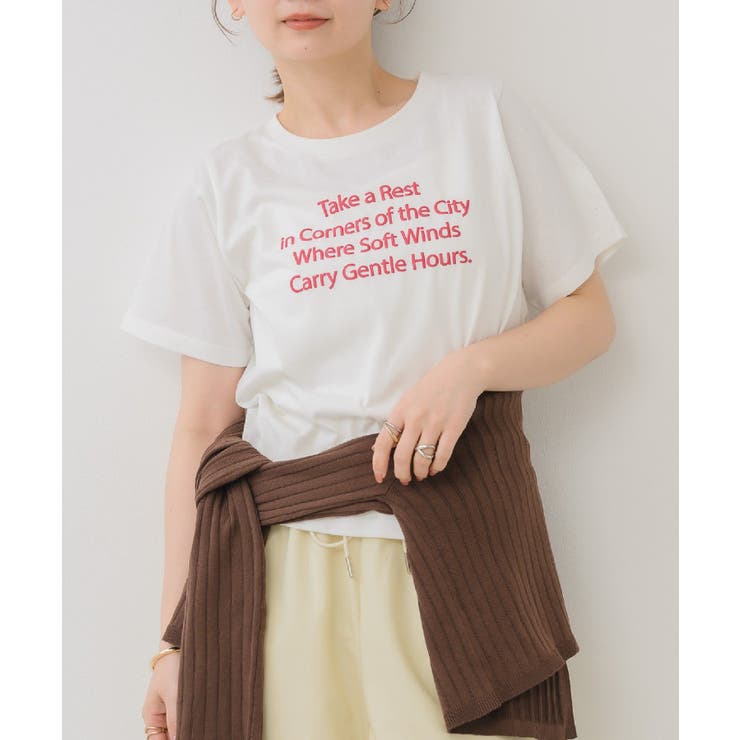 WHT2 | 発泡プリントTEE | RETRO GIRL