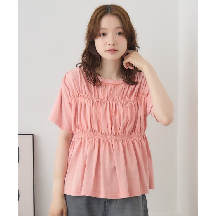 シャーリングデザインTシャツ | RETRO GIRL | 詳細画像10 