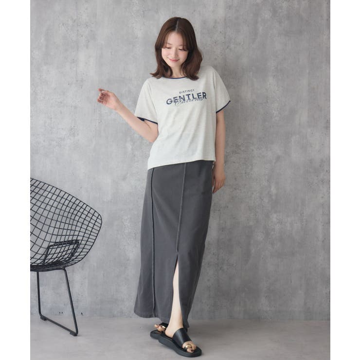 ニットテープリンガーTシャツ | RETRO GIRL | 詳細画像14 