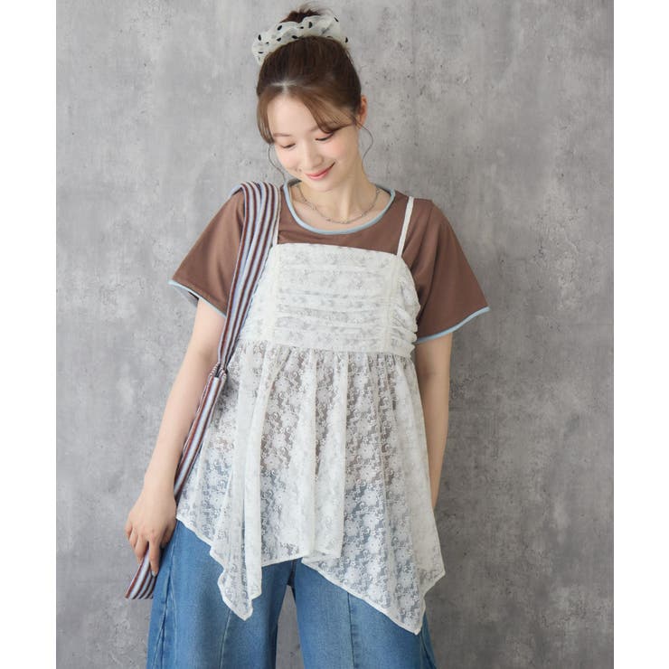 ニットテープリンガーTシャツ | RETRO GIRL | 詳細画像18 