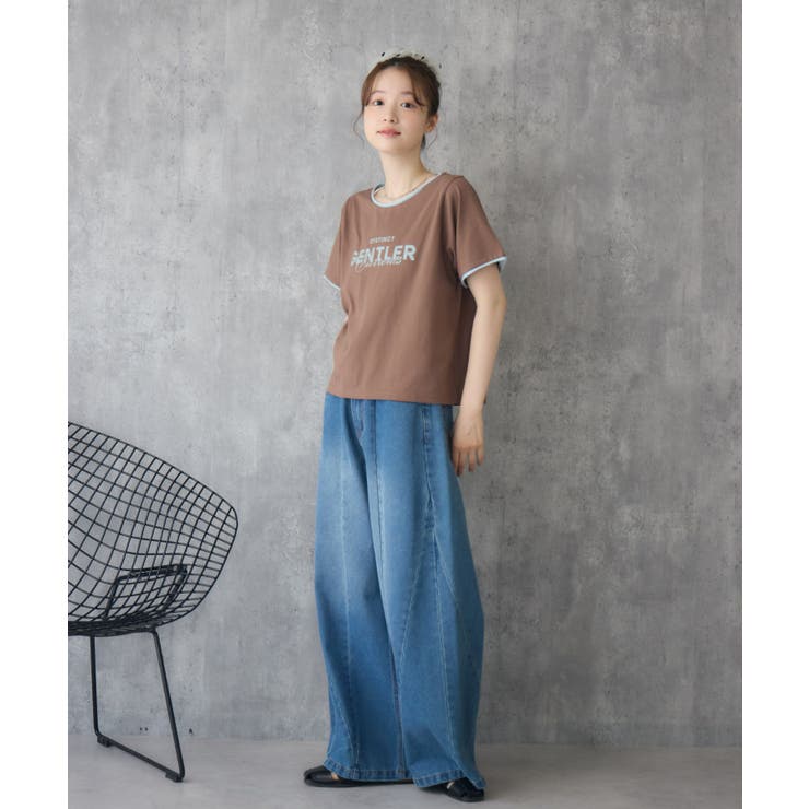 ニットテープリンガーTシャツ | RETRO GIRL | 詳細画像21 