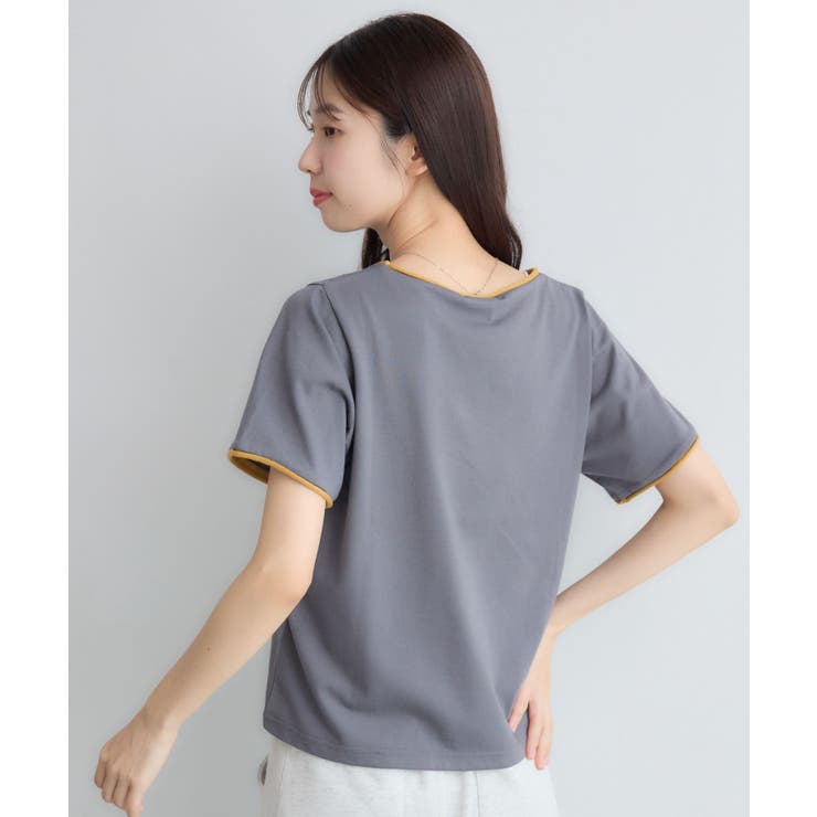 ニットテープリンガーTシャツ | RETRO GIRL | 詳細画像6 