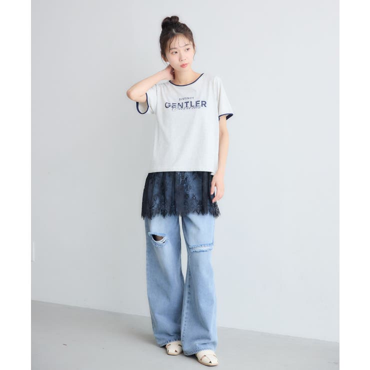 ニットテープリンガーTシャツ | RETRO GIRL | 詳細画像8 