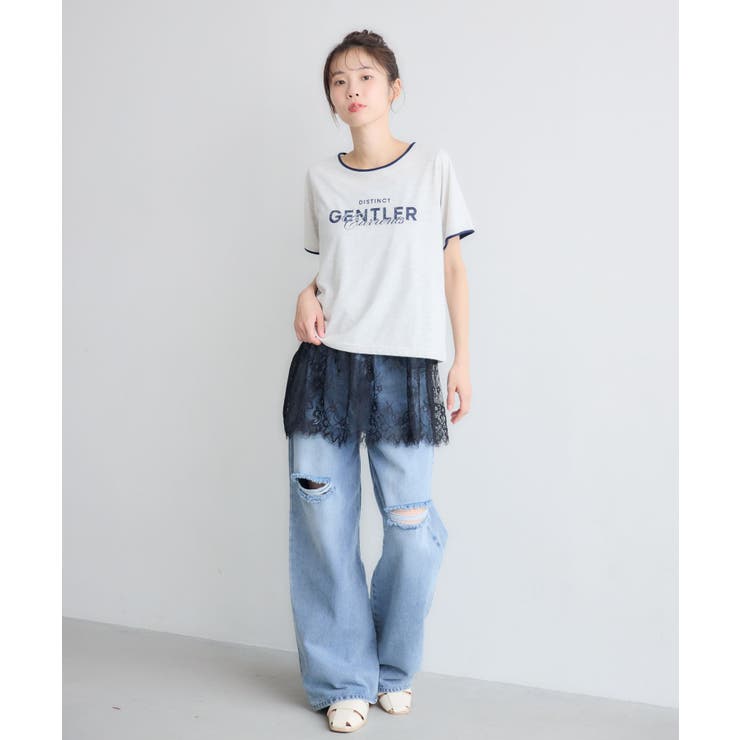 ニットテープリンガーTシャツ | RETRO GIRL | 詳細画像9 
