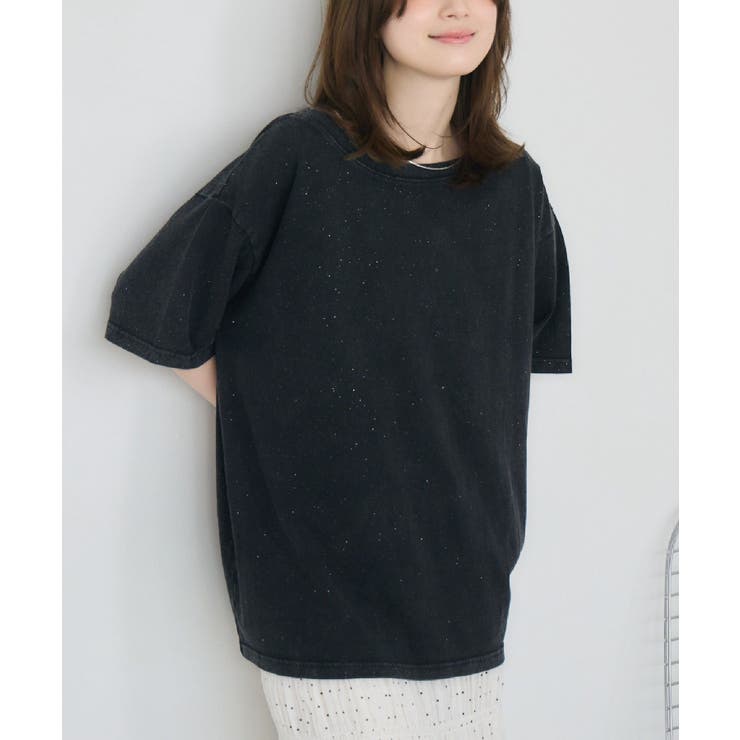 BLK1 | ラメビックTシャツ | RETRO GIRL