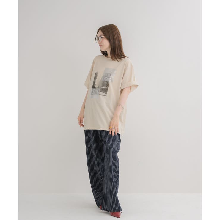 箔プリントビッグTシャツ | RETRO GIRL | 詳細画像20 
