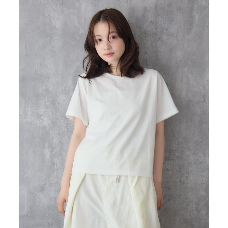 チビロゴ刺繍コンパクトTシャツ | RETRO GIRL | 詳細画像4 