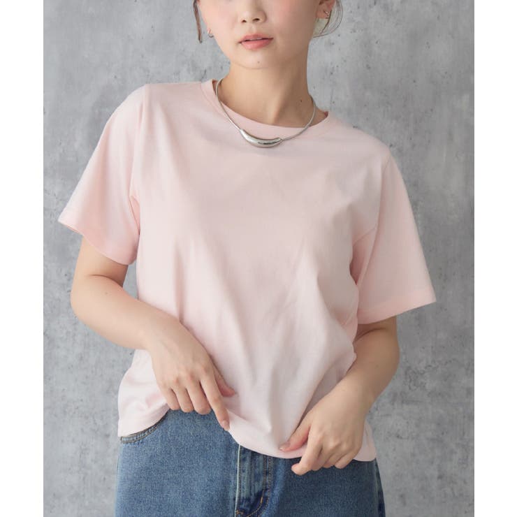 PNK0 | チビロゴ刺繍コンパクトTシャツ | RETRO GIRL